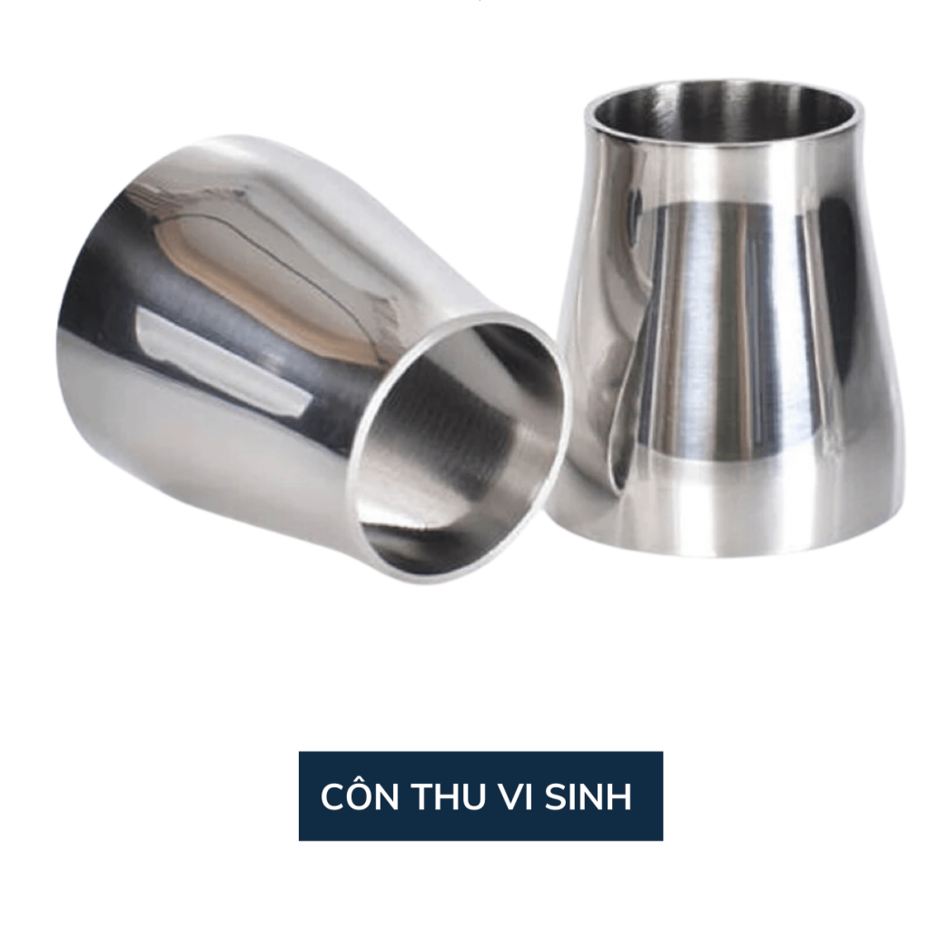 Côn thu inox 304/316L vi sinh