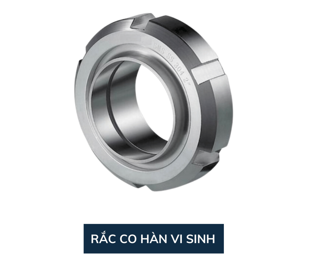 Rắc co hàn vi sinh inox 304/316L