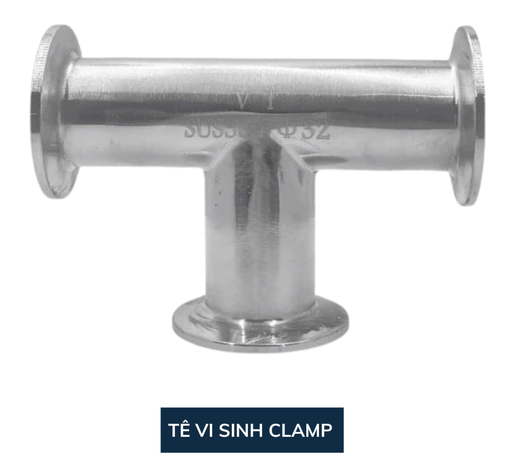 Tê Clamp Vi Sinh Inox 304