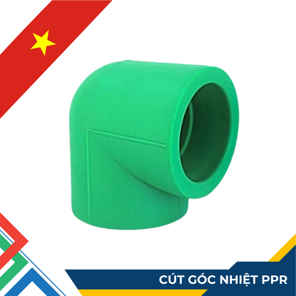 Cút góc PPR Tân Trường Giang – phụ kiện ống nước nóng lạnh, chịu nhiệt, bền chắc