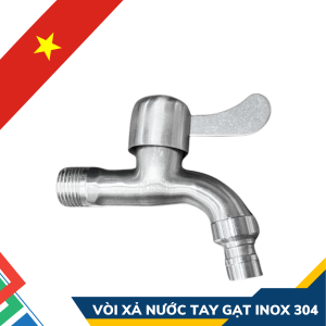 Vòi xả nước tay gạt inox 304 Tân Trường Giang – phụ kiện đường ống, chống rò rỉ