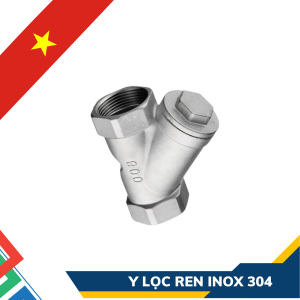 Y lọc ren inox 304 dùng trong hệ thống đường ống công nghiệp – Tân Trường Giang